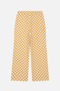 Gangs chequered trousers - Gold