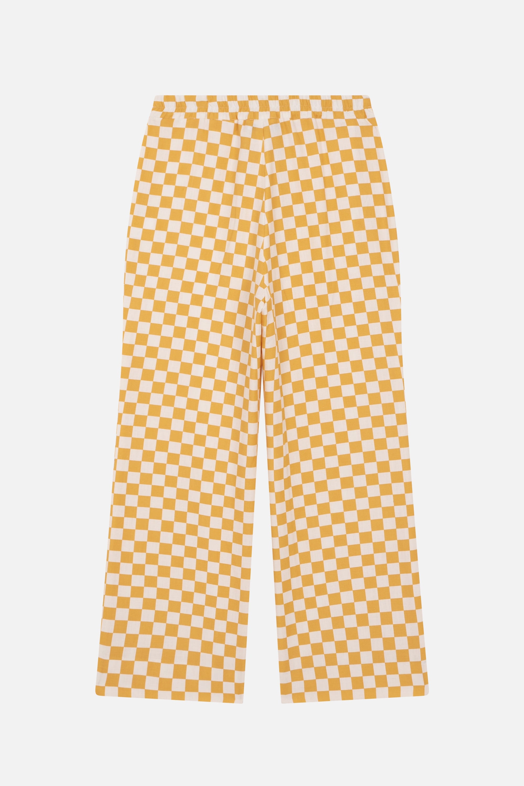 Gangs chequered trousers - Gold