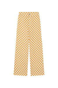 Gangs chequered trousers - Gold