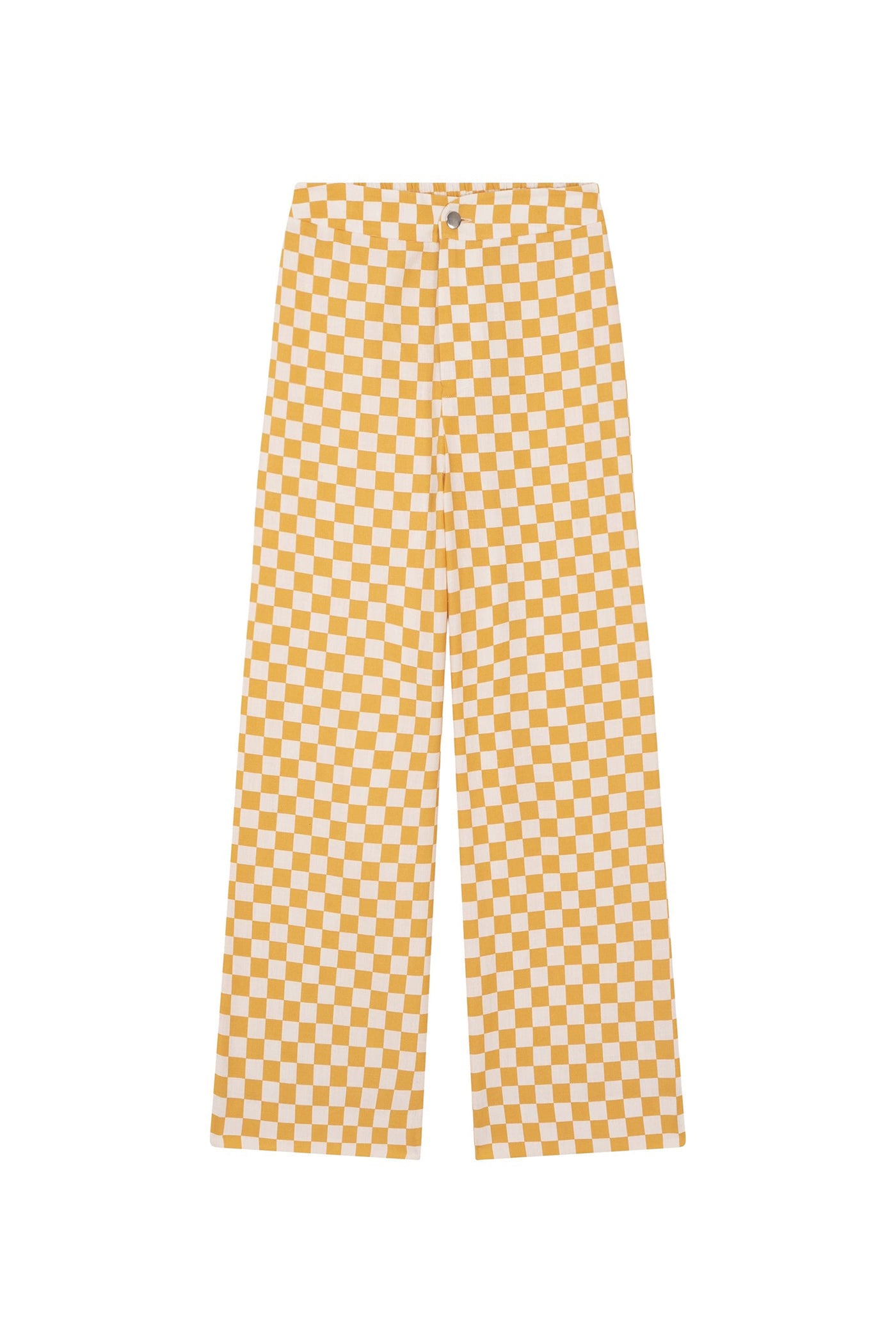 Gangs chequered trousers - Gold
