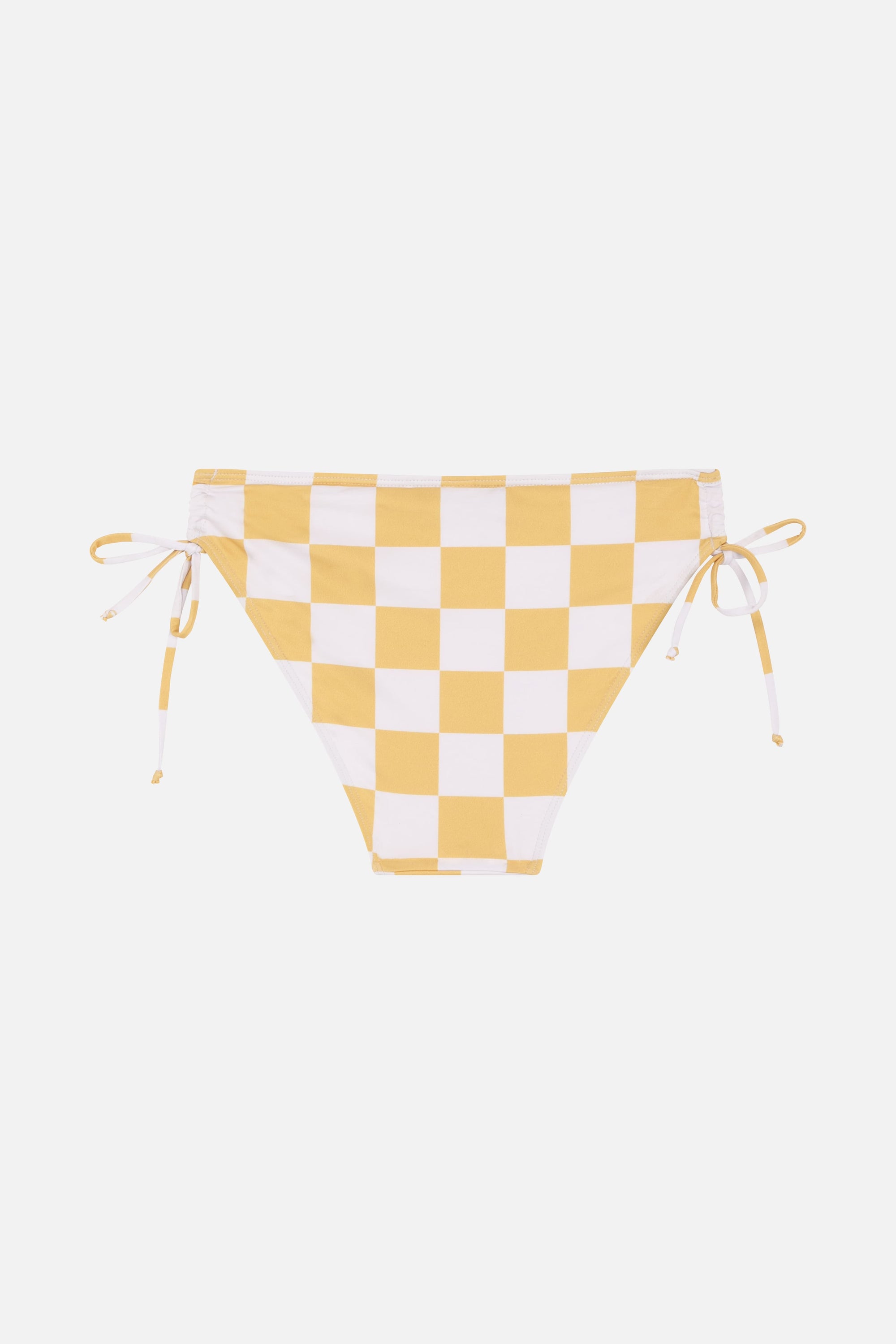 Bas de maillot de bain Wood à damier - Gold
