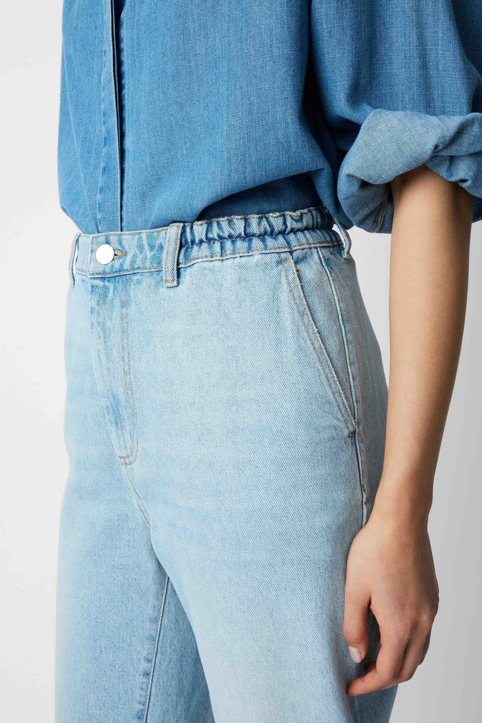 Bloom high-waisted jeans - Ciel Washed