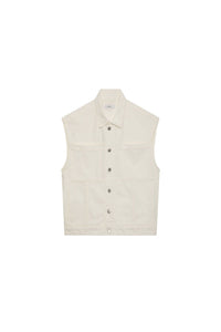 Christie denim jacket - White