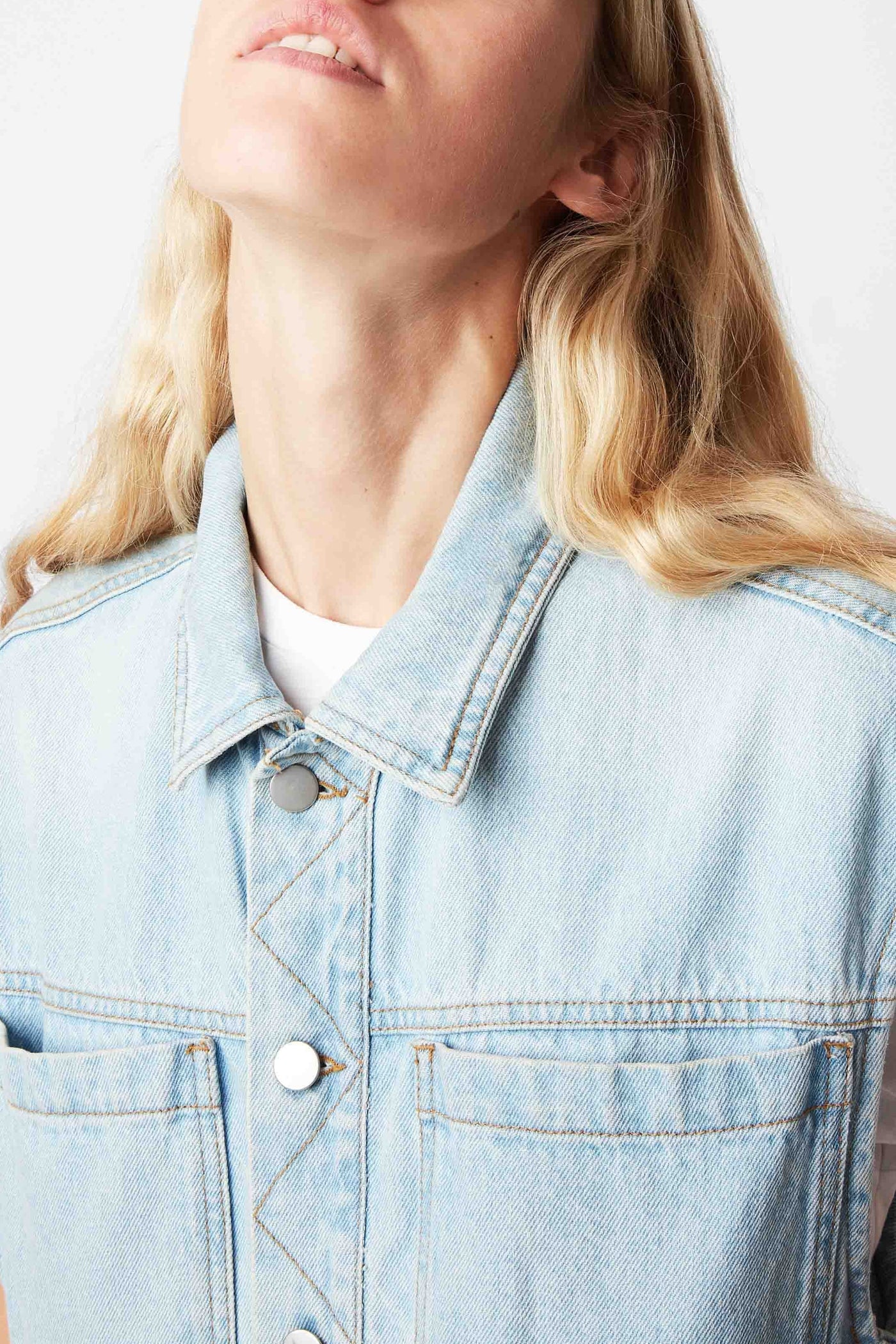 Veste Christie en denim - Ciel Washed