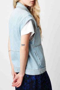 Veste Christie en denim - Ciel Washed