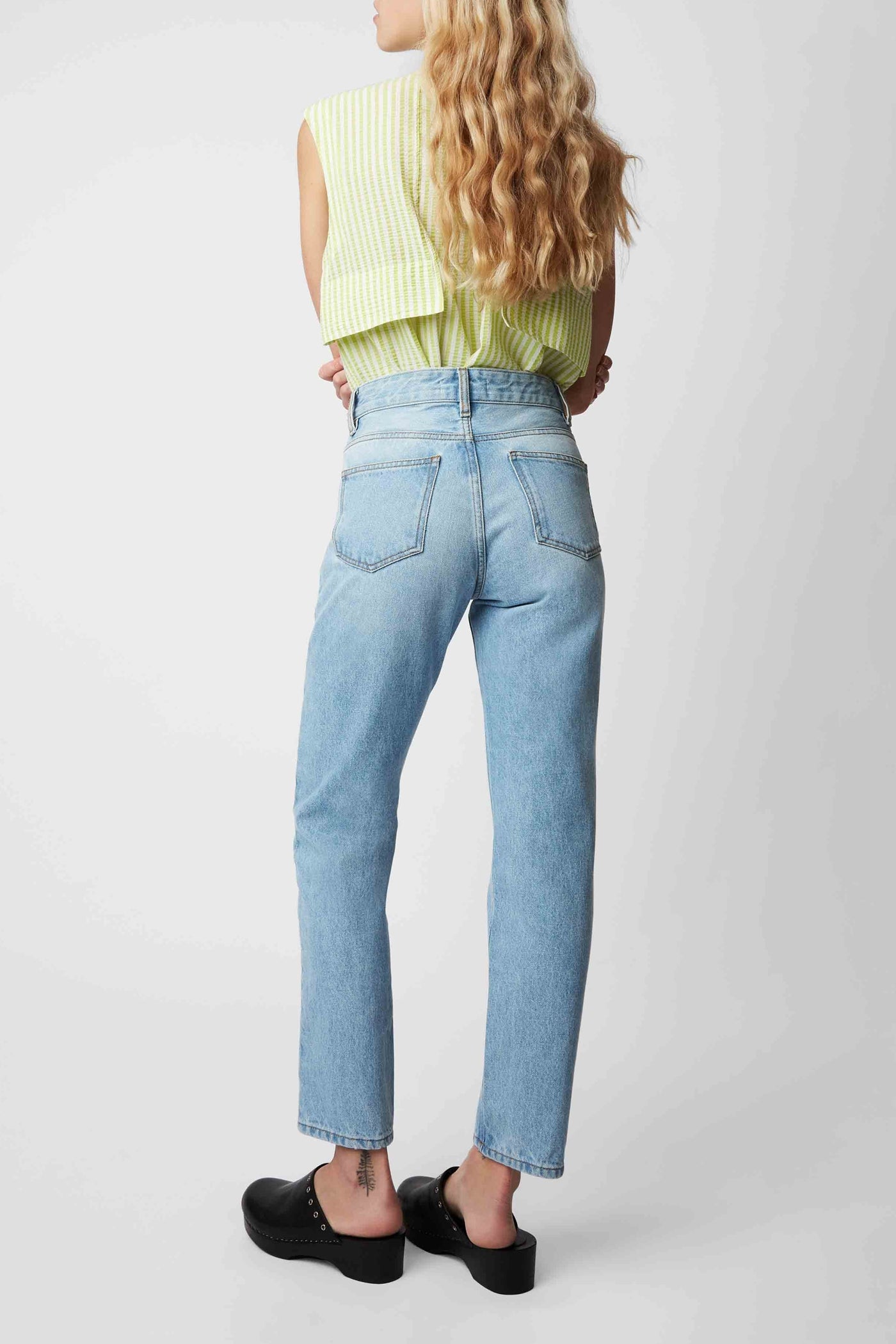 Jean Glory taille haute - Ciel Washed