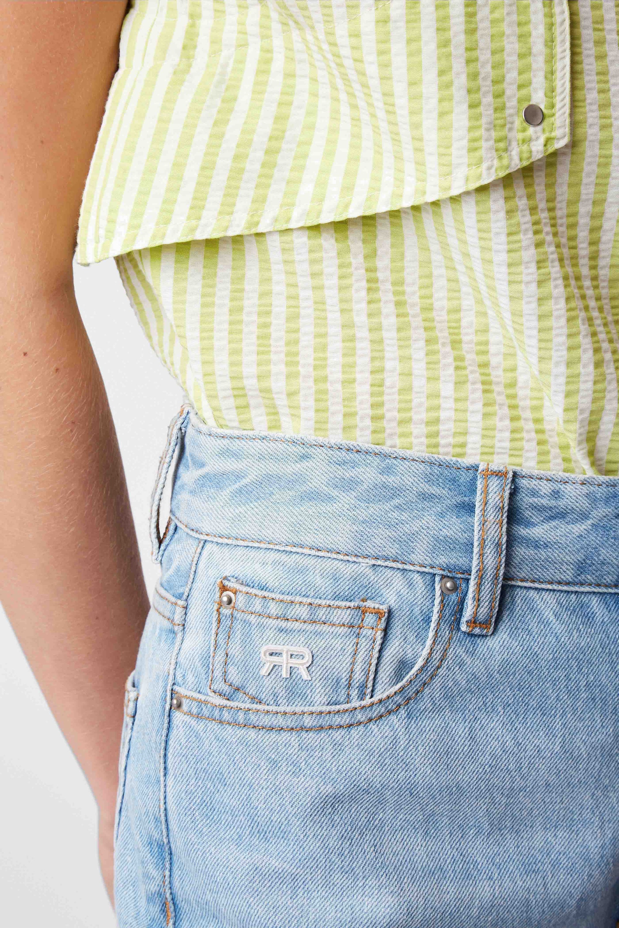 Jean Glory taille haute - Ciel Washed