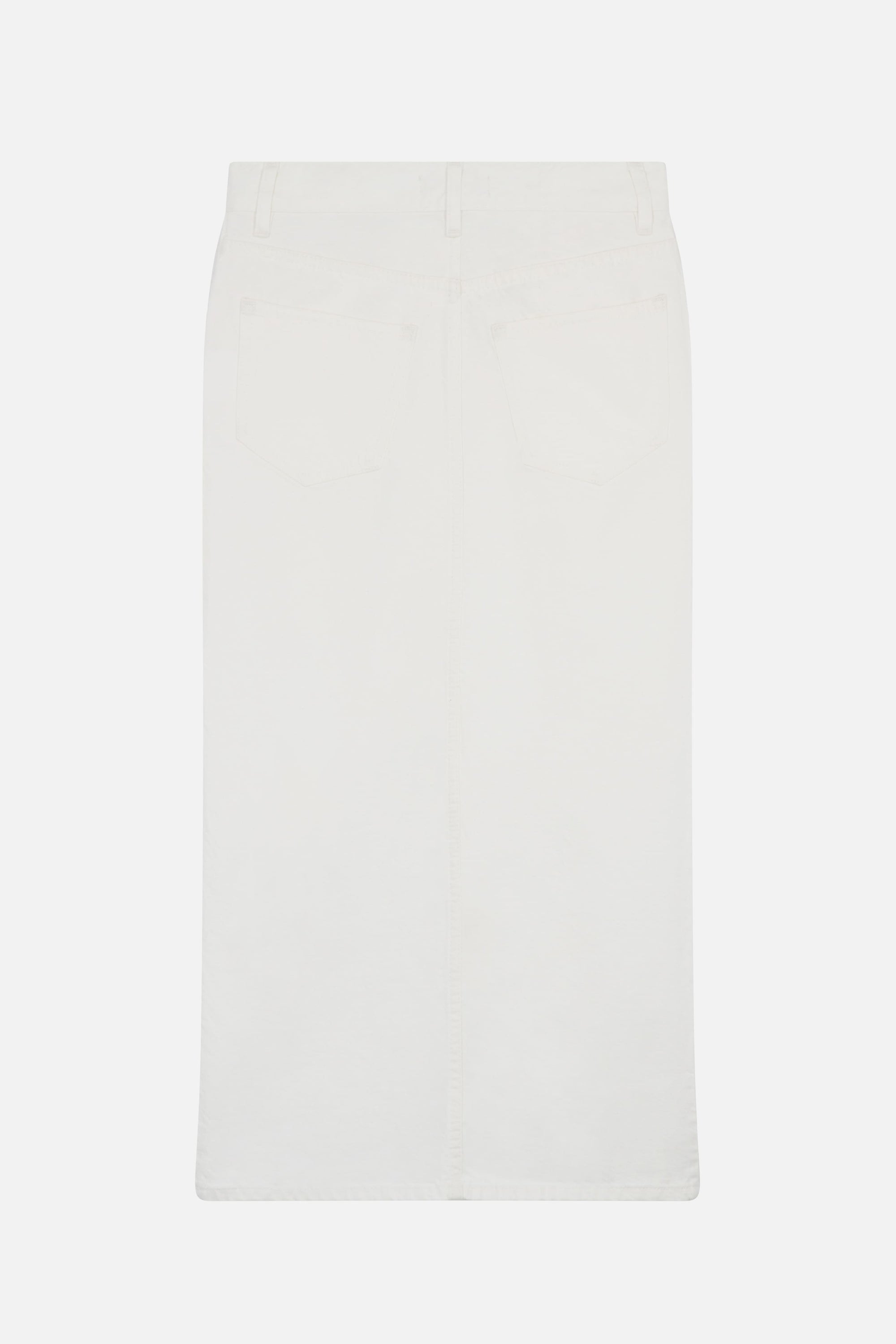Jupe Mona en denim - Blanc