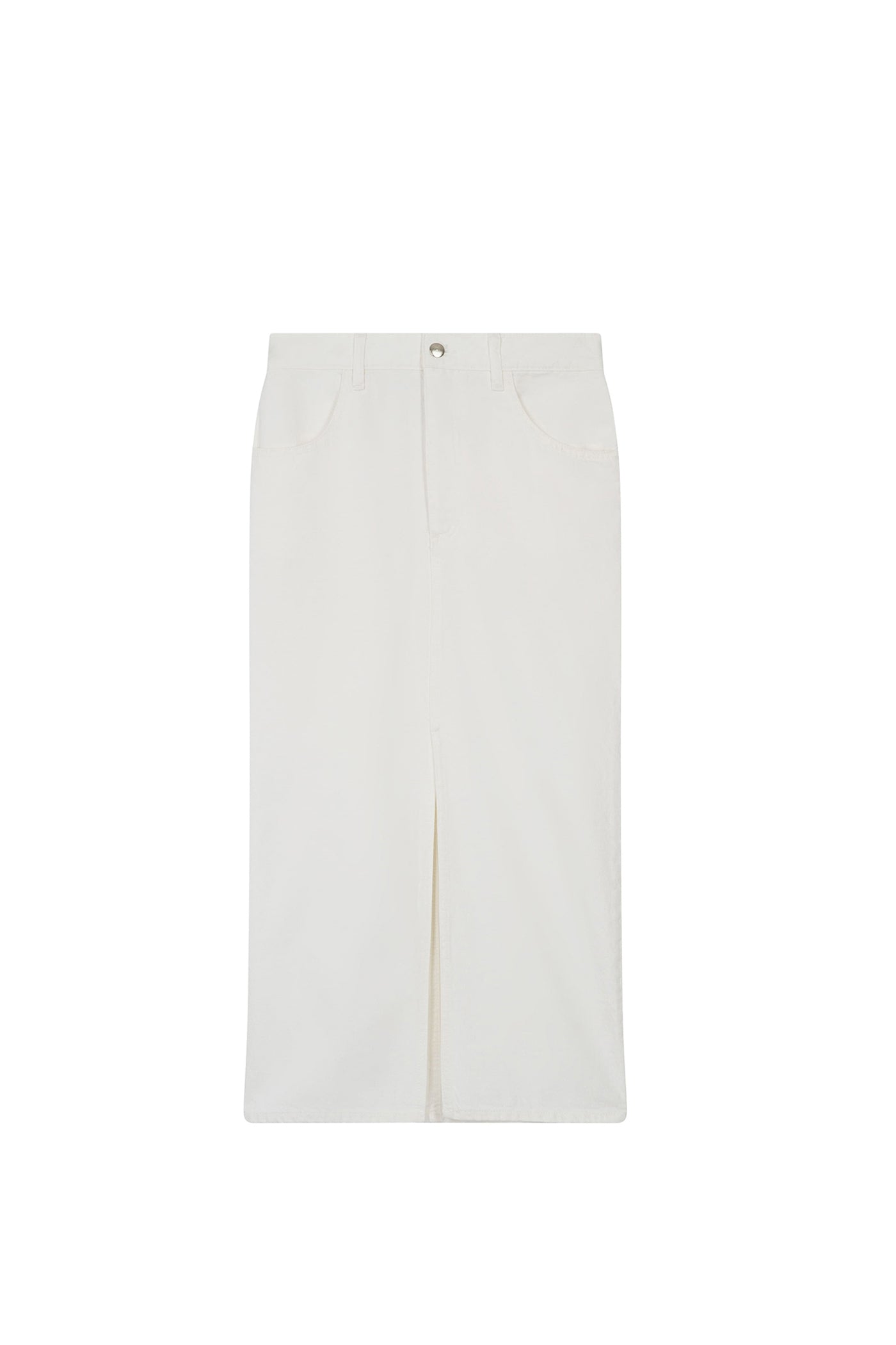 Jupe Mona en denim - Blanc