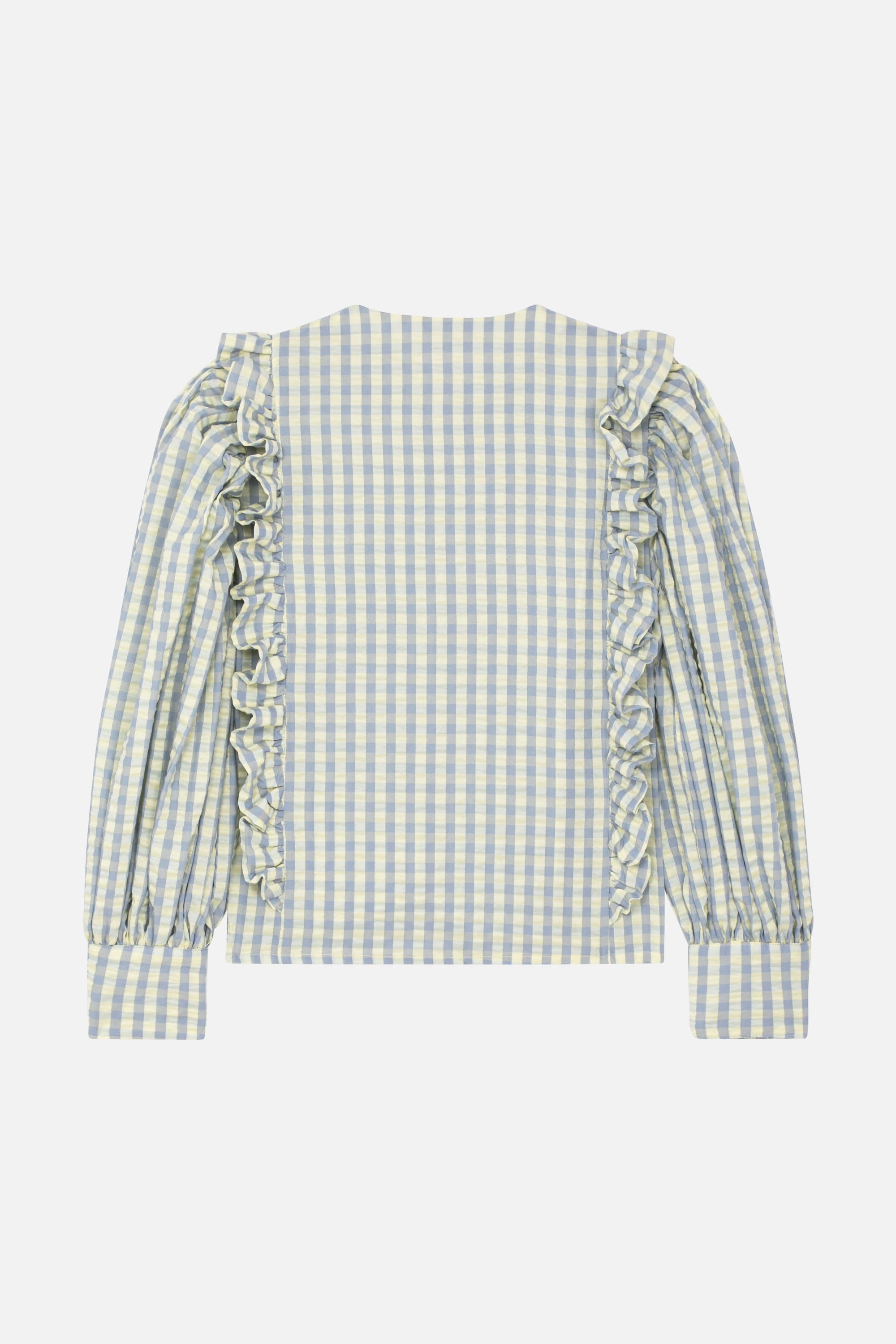 Blouse Dustin à carreaux - Ciel
