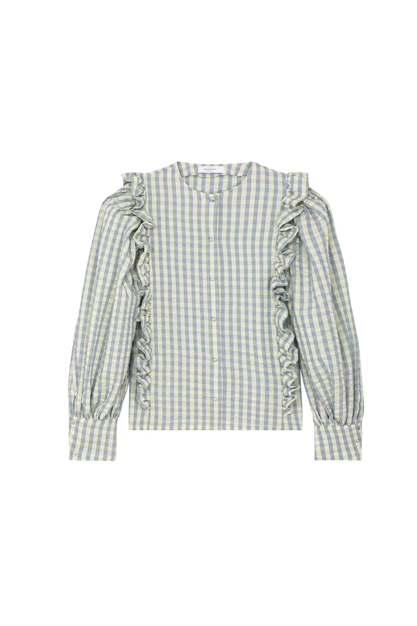 Blouse Dustin à carreaux - Ciel