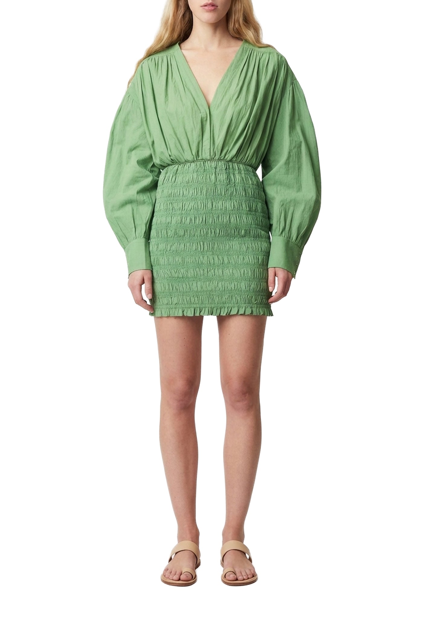 Robe courte Jamie Emiliano - Vert Prairie