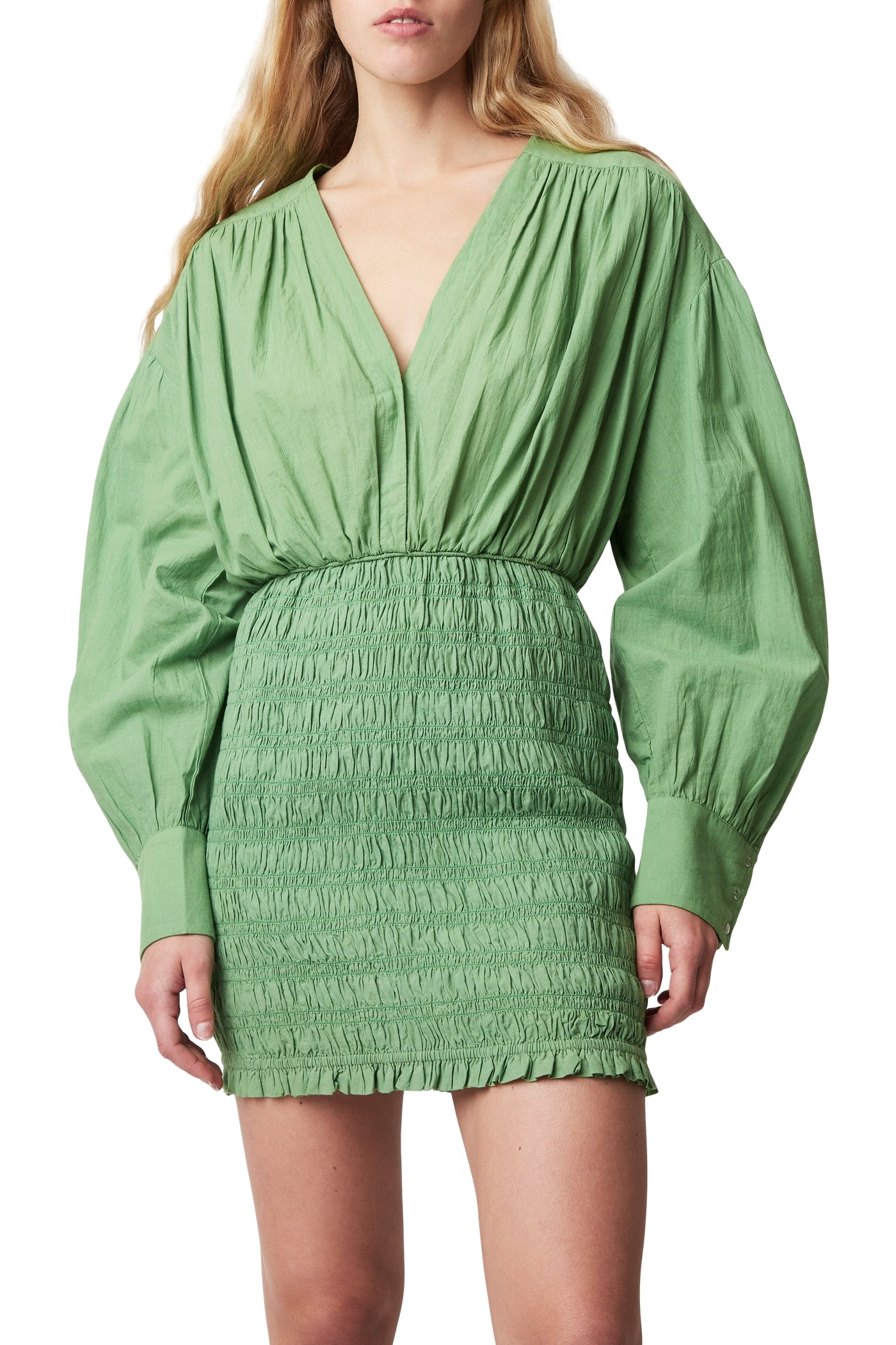 Robe courte Jamie Emiliano - Vert Prairie