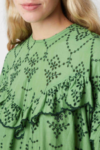 Groovy Felicita short dress - Prairie green
