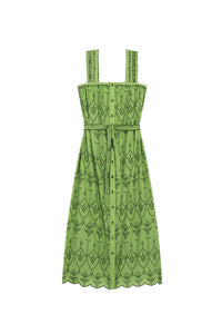 Robe longue Palma Felicita - Vert Prairie