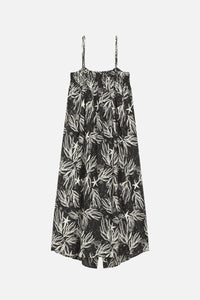 Robe longue Erica Holiday - Charbon