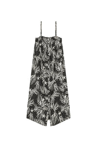 Robe longue Erica Holiday - Charbon