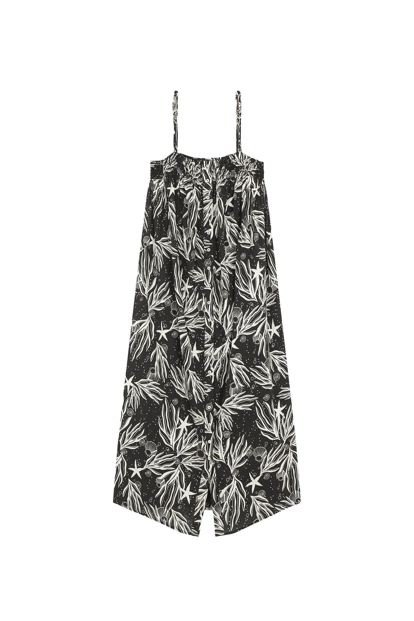 Robe longue Erica Holiday - Charbon