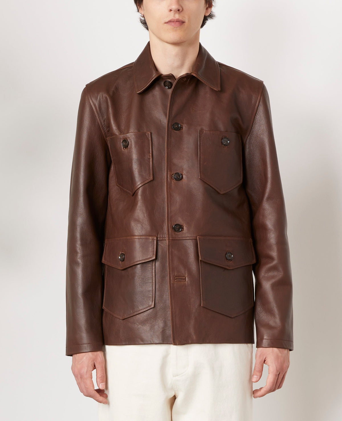 BROWN // Blouson Mason