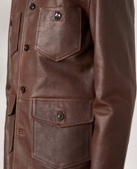 BROWN // Blouson Mason