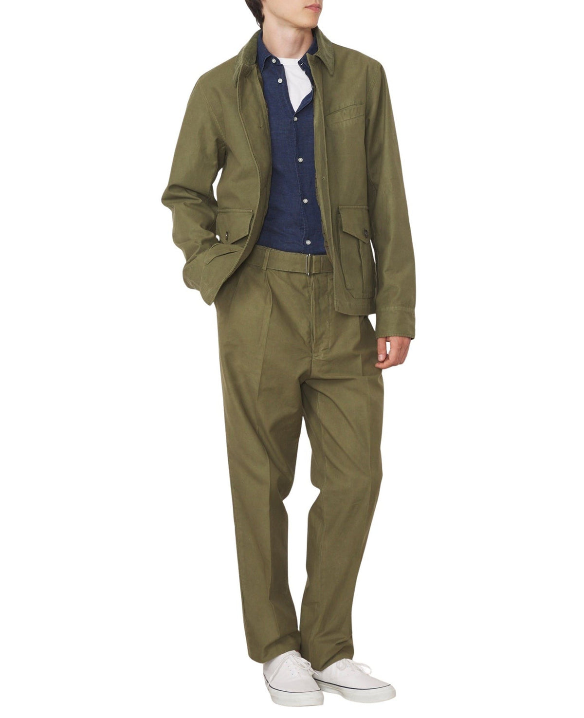 BURNT OLIVE // Veste Gareth