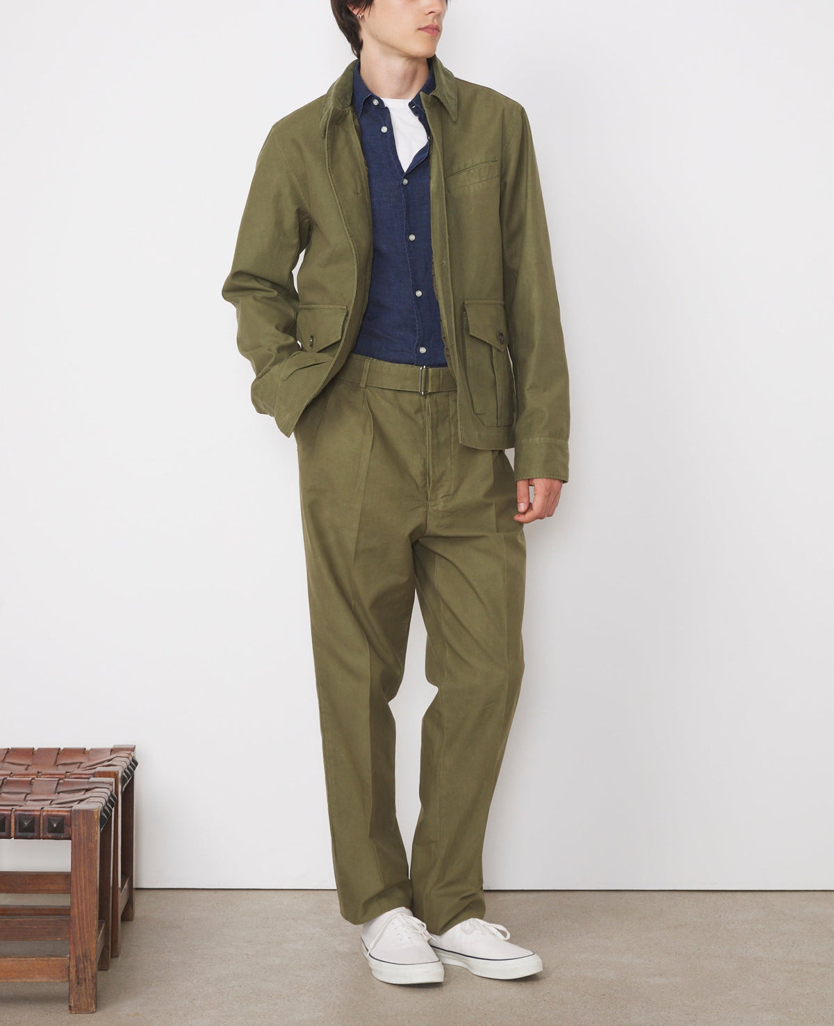 BURNT OLIVE // Veste Gareth