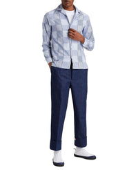 WHITE/BLUE // Chemise Eren