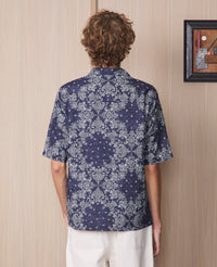 NAVY/WHITE // Chemise Eren