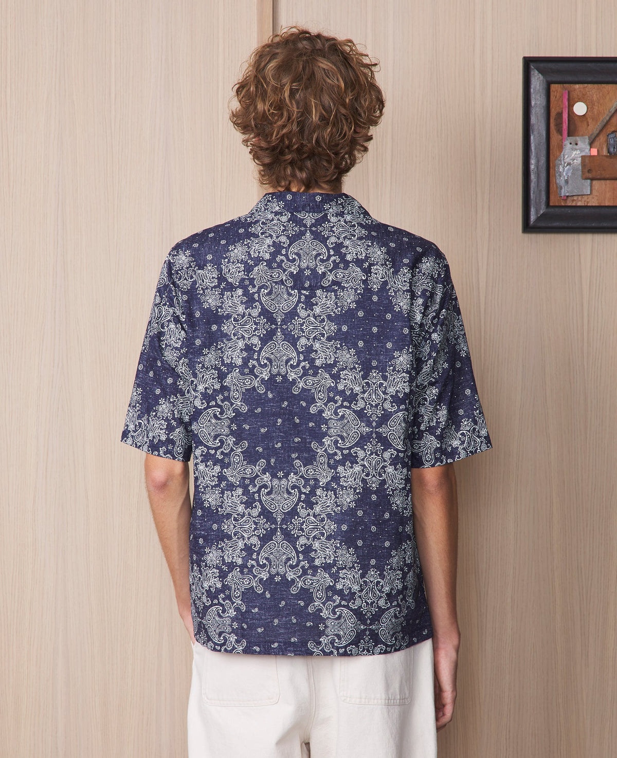 NAVY/WHITE // Chemise Eren