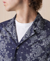 NAVY/WHITE // Chemise Eren