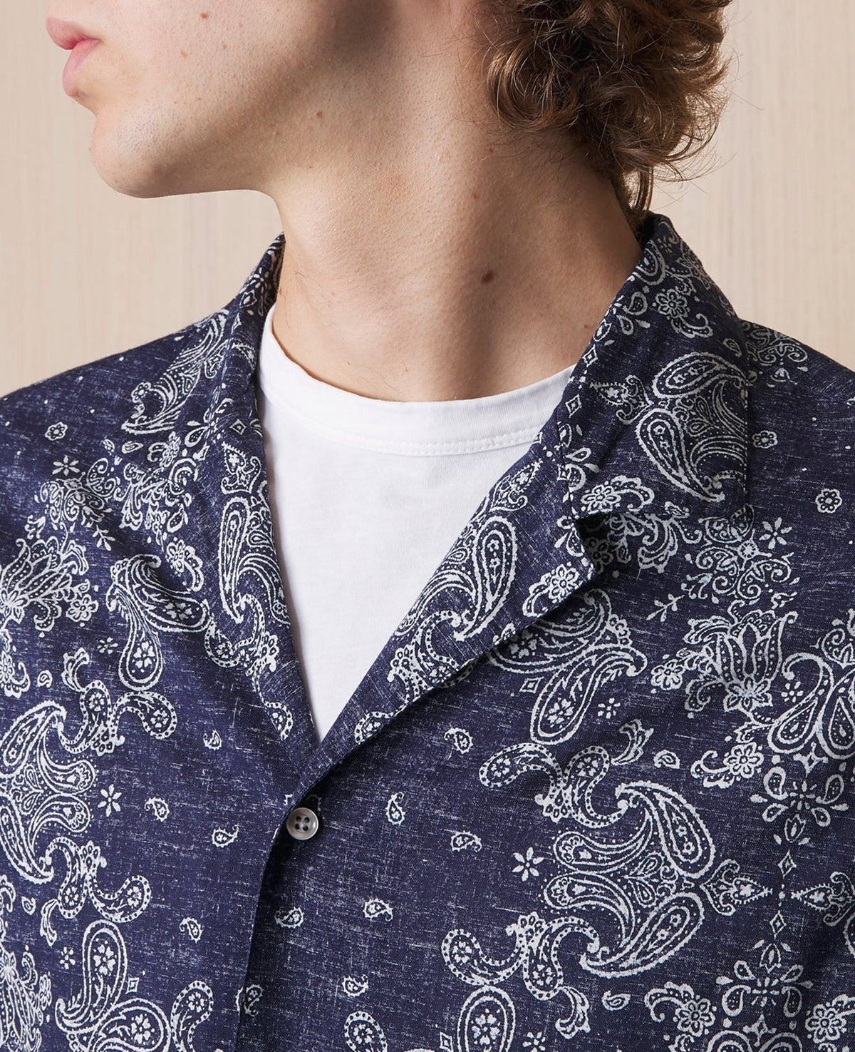 NAVY/WHITE // Chemise Eren