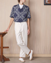 NAVY/WHITE // Chemise Eren
