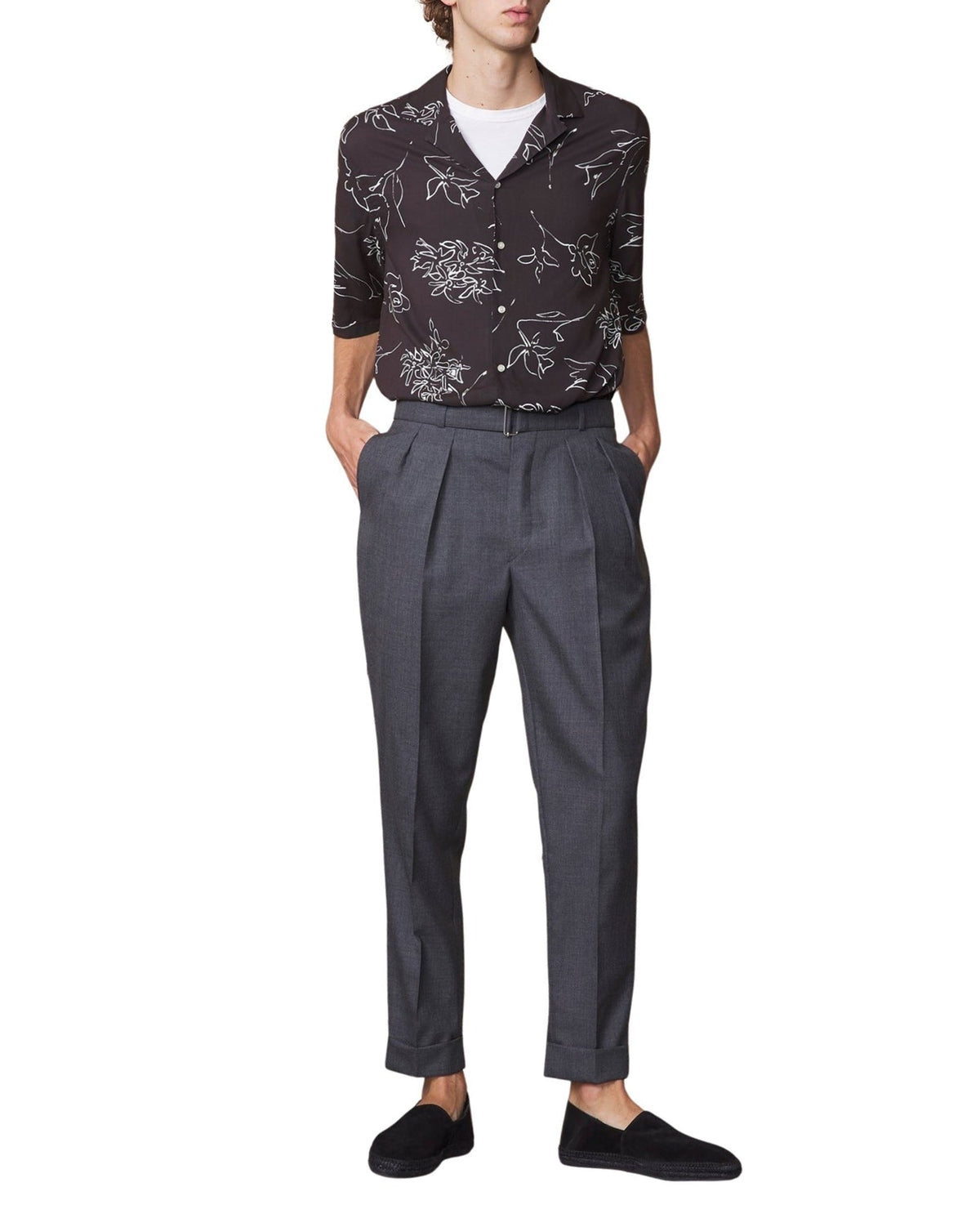 BLACK/ECRU // CHEMISE EREN