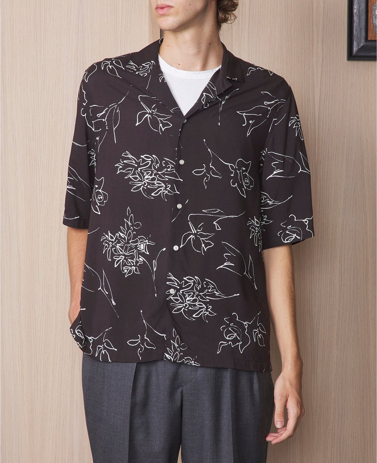 BLACK/ECRU // CHEMISE EREN