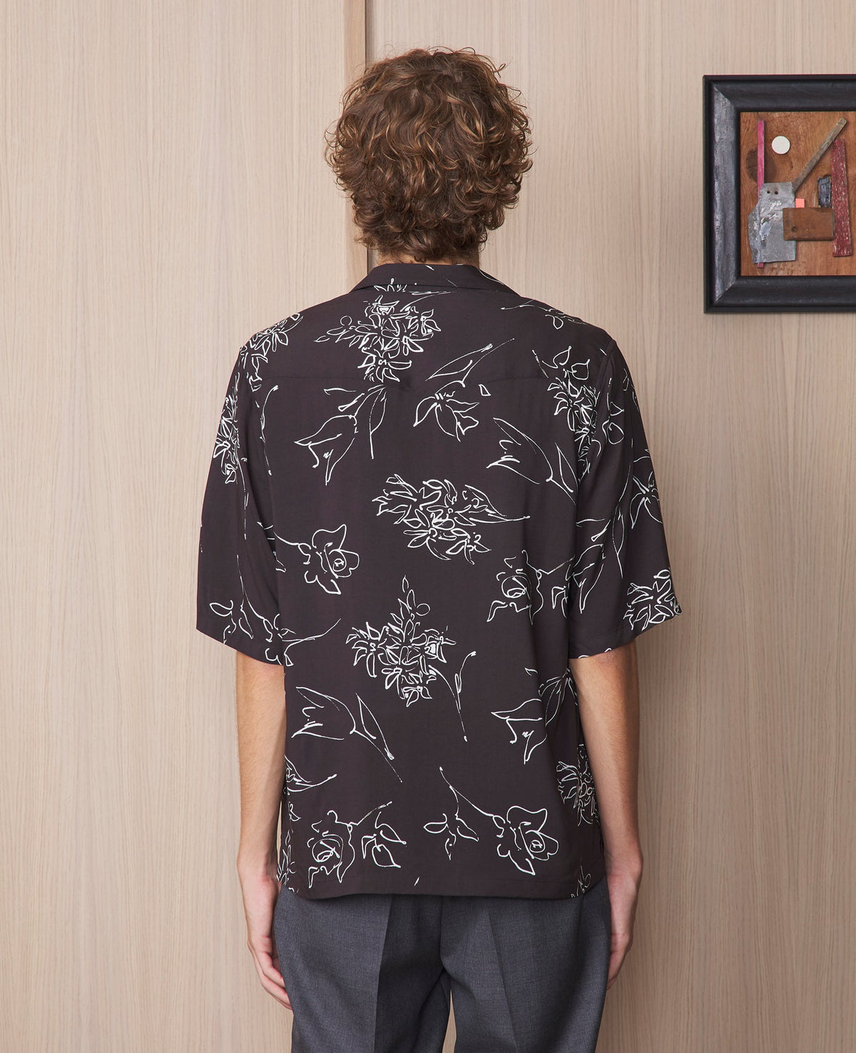 BLACK/ECRU // CHEMISE EREN