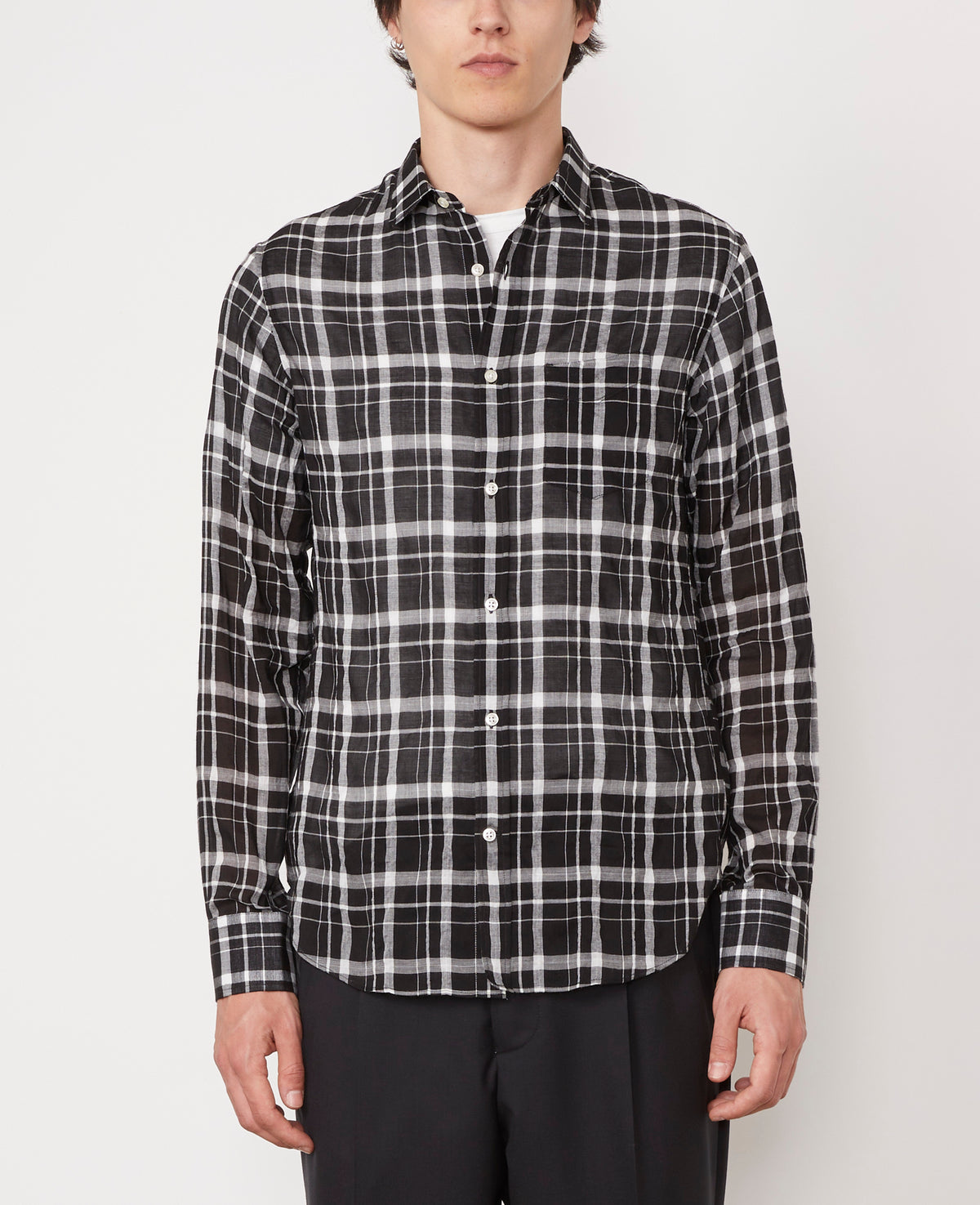 BLACK/WHITE // Chemise Lipp