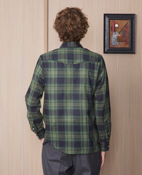 GREEN/MIDGREEN/NAVY // Chemise Arsene