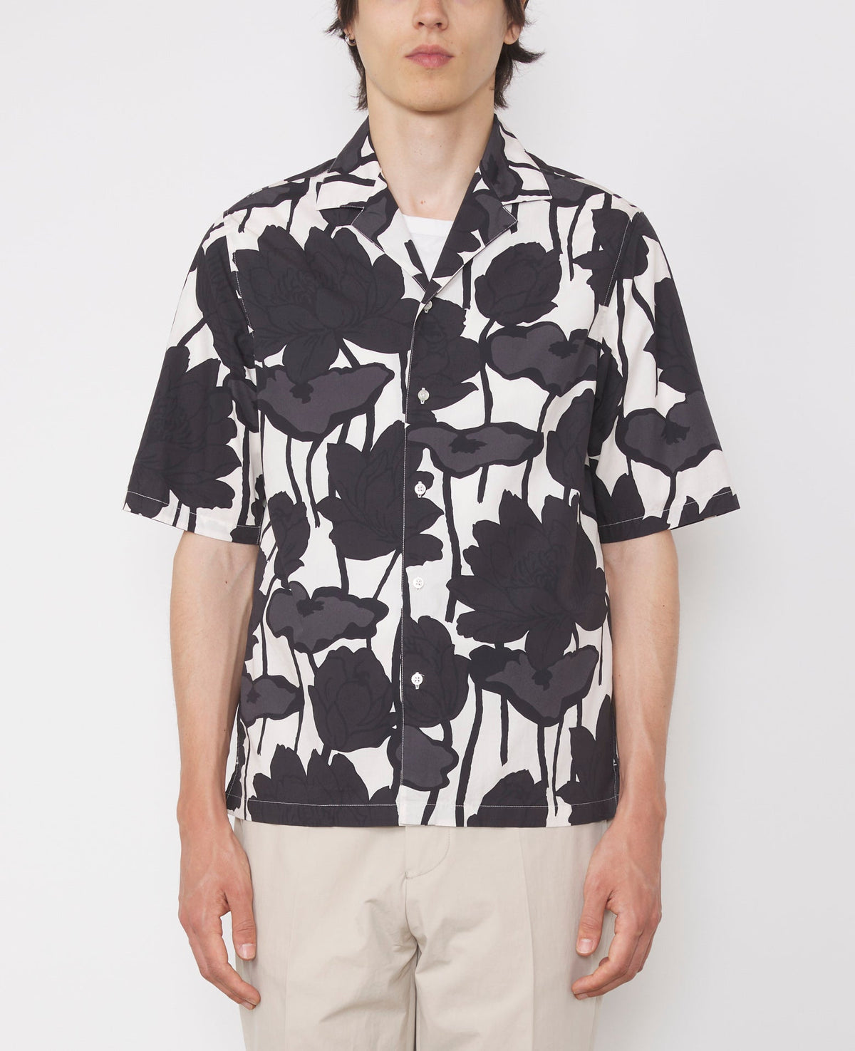 ECRU/BLACK/ASPHALT // Chemise Eren