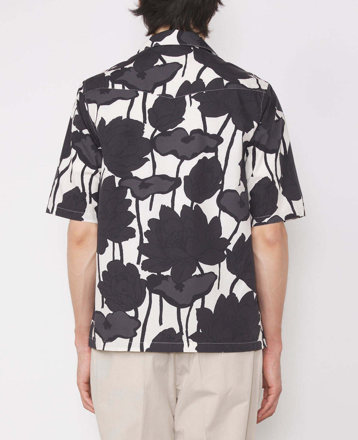 ECRU/BLACK/ASPHALT // Chemise Eren