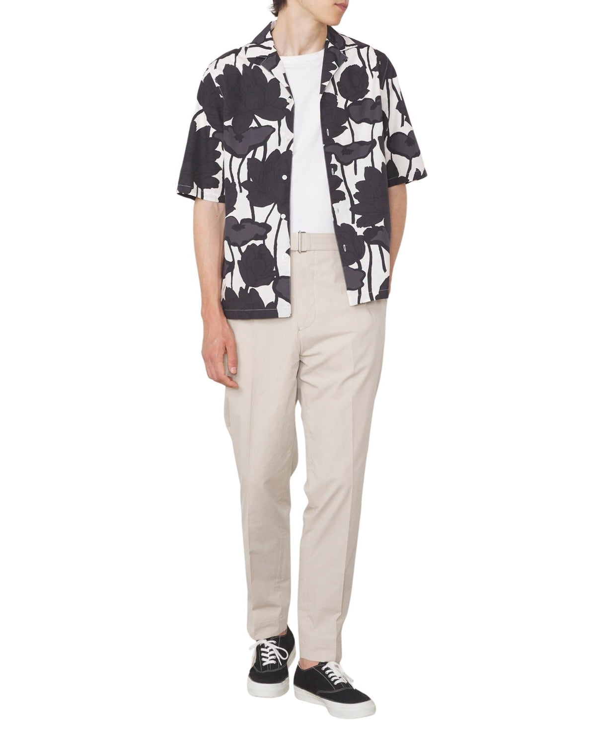 ECRU/BLACK/ASPHALT // Chemise Eren