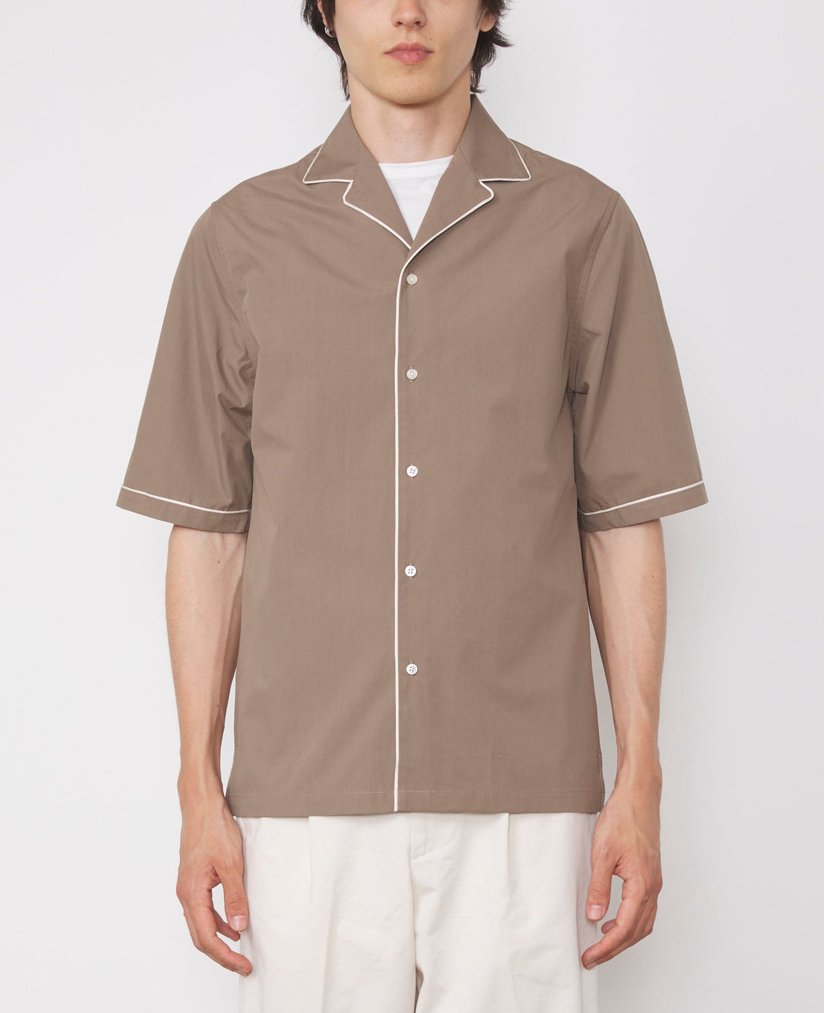 TAUPE/ECRU // Chemise Eren