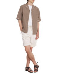 TAUPE/ECRU // Chemise Eren