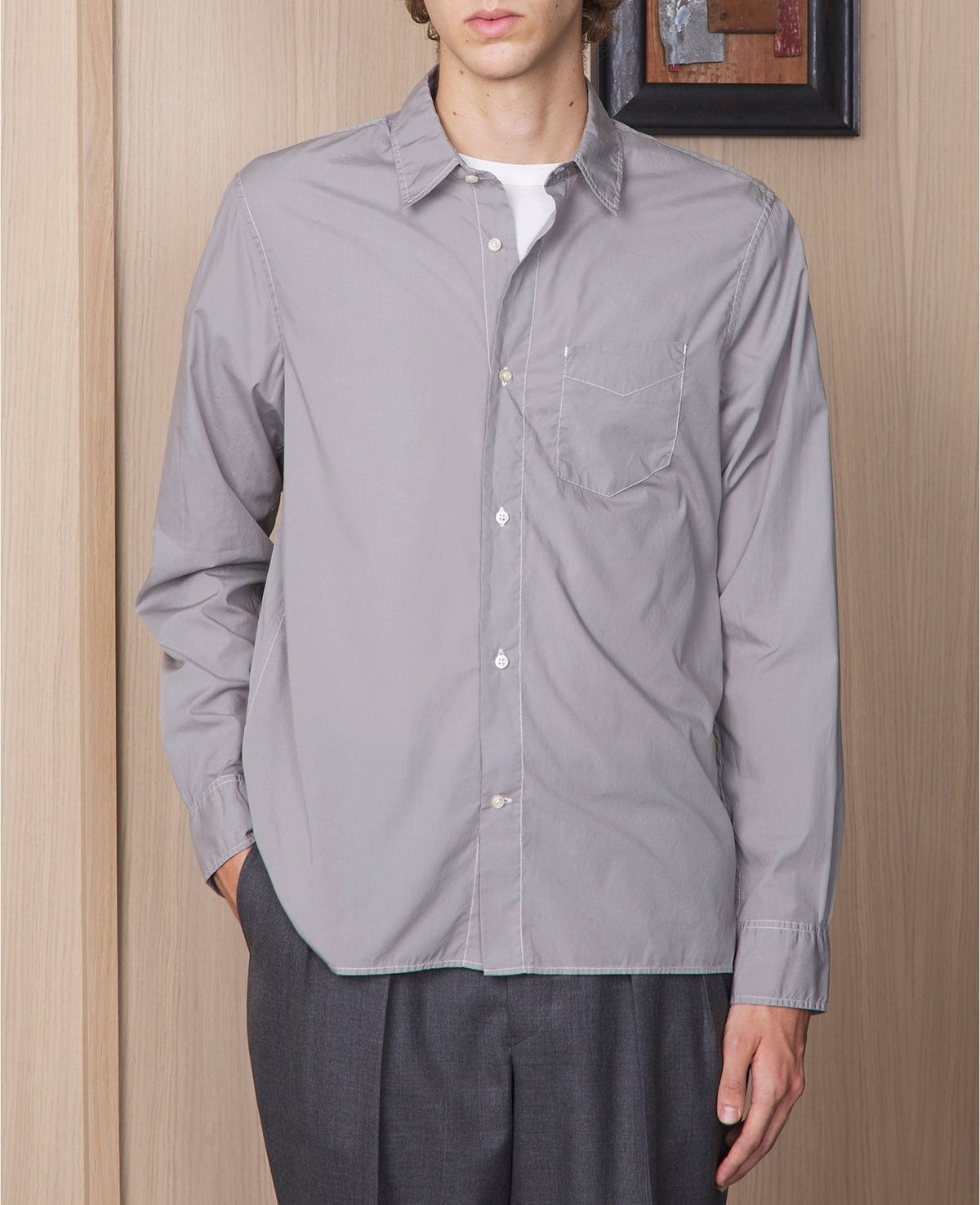 PEBBLE GREY // CHEMISE EMORY