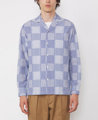 WHITE/BLUE // Chemise Eren