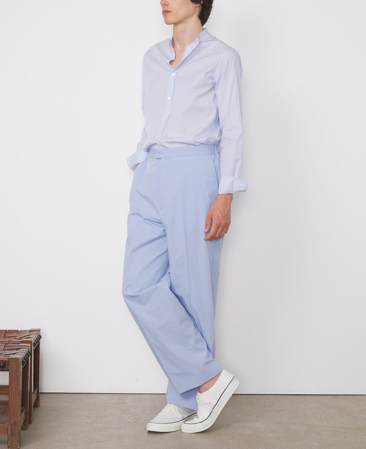 WHITE/BLUE/LGHT BLUE // Chemise Gaston