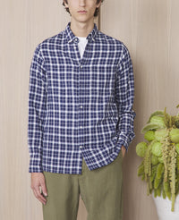 NAVY/WHITE // Chemise Arsene
