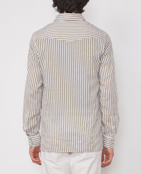 WHITE/TAUPE // Chemise Alex