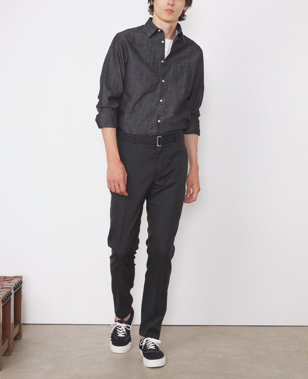 LIGHT GREY // Chemise Benoit