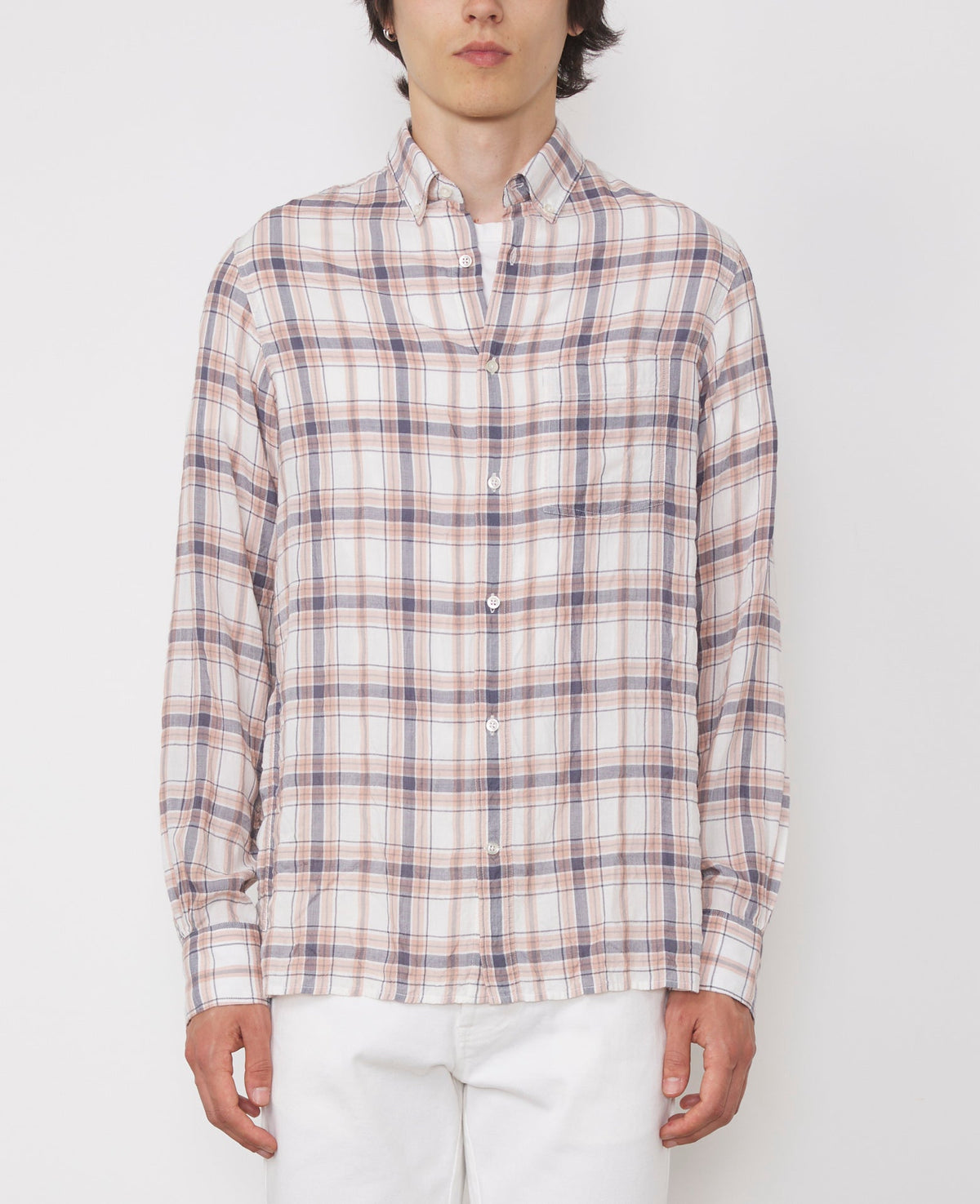PINK/WHITE/LGHT NAVY // Chemise Arsene