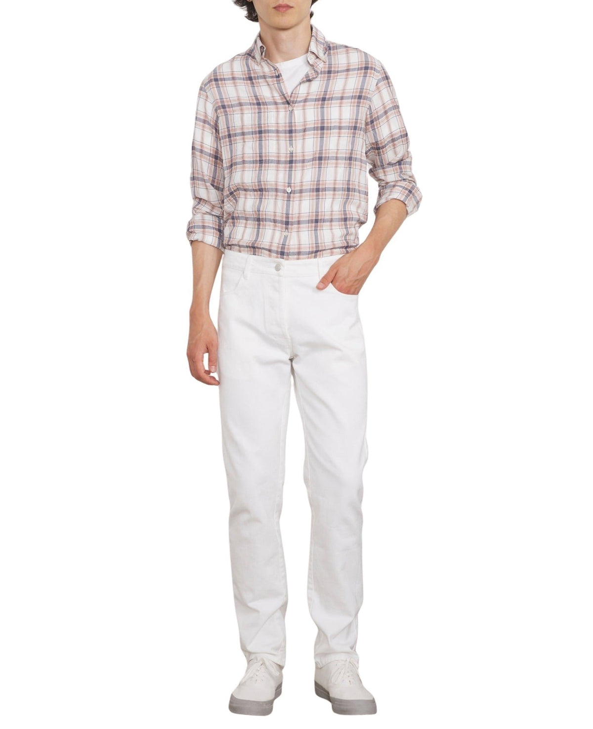 PINK/WHITE/LGHT NAVY // Chemise Arsene